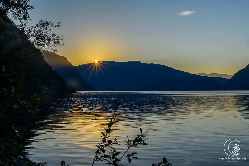 Sunset at the Sognefjord