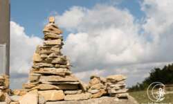 Steinmännchen auf dem Gipfel Steinmännchen auf dem Gipfel