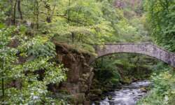 Die Teufelsbrücke im Bodetal Die Teufelsbrücke im Bodetal