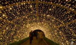 Der Lichttunnel, hier staute es sich Der Lichttunnel, hier staute es sich