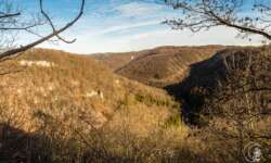 Blick über die schwarze Lauterschlucht Blick über die schwarze Lauterschlucht