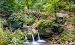 Blick auf den Schiessentümpel von oben Blick auf den Schiessentümpel von oben
