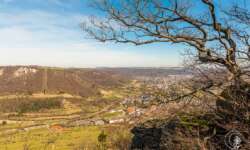 Felsen mit Blick auf Geislingen a.d.Steige Felsen mit Blick auf Geislingen a.d.Steige
