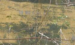 Kaum noch entzifferbar Kaum noch entzifferbar