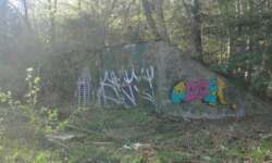 bemalter Fledermausbunker bemalter Fledermausbunker