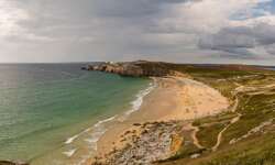 Blick zum Strand und auf das Kap Blick zum Strand und auf das Kap