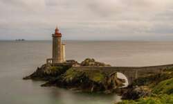 Der Leuchtturm von der Seite Der Leuchtturm von der Seite