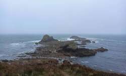 Die Küste bei Sturm Die Küste bei Sturm