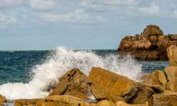 Eine Wellenexplosion Eine Wellenexplosion