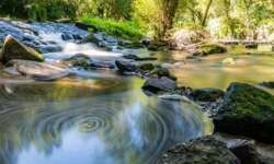 Wasserfall und Strudel an der Gouet Wasserfall und Strudel an der Gouet
