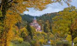 Ein letzter Blick auf Schloss Zwingenberg Ein letzter Blick auf Schloss Zwingenberg