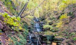 Die Margaretenschlucht von unten Die Margaretenschlucht von unten