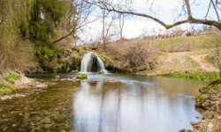 Langzeitaufnahme an der Lauchert Langzeitaufnahme an der Lauchert