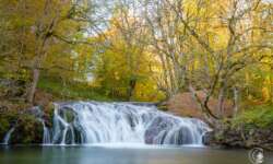 Colourful waterfall Colourful waterfall