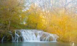 My autumn waterfall My autumn waterfall