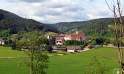 Blick auf Kloster Beuron Blick auf Kloster Beuron