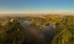 Blick über die Seenlandschaft Blick über die Seenlandschaft