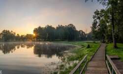 Morgenstimmung bei den Karstseen Morgenstimmung bei den Karstseen