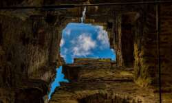 Blick durch den Turm Blick durch den Turm