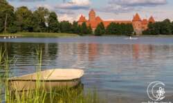 Abend an der Burg Trakai Abend an der Burg Trakai