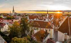 Blick von der Oberstadt auf Tallinn Blick von der Oberstadt auf Tallinn
