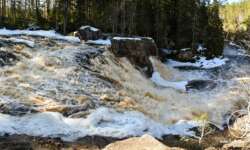 Brattfallet - beeindruckender Wasserfall Brattfallet - beeindruckender Wasserfall