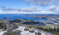 Blick über den Trondefjord Blick über den Trondefjord