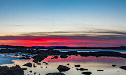 Abendrot-Panorama in der Finnmark Abendrot-Panorama in der Finnmark