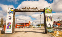 Eingang zum Biathlon-Stadion Eingang zum Biathlon-Stadion