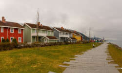 Die Altstadt von Mo i Rana Die Altstadt von Mo i Rana