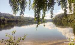 Blick auf den Ångermanälv Blick auf den Ångermanälv