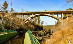 Brücke über Kanalbrücke Brücke über Kanalbrücke