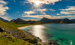 Sonne über Haukland Sonne über Haukland