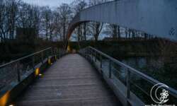 leuchtende Brücke leuchtende Brücke