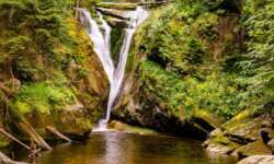 Der Kochelfall im Riesengebirge Der Kochelfall im Riesengebirge