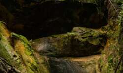 Der sanft tröpfelnde Wasserfall Der sanft tröpfelnde Wasserfall
