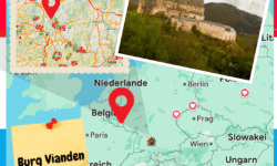 Majestätisch thront Vianden Majestätisch thront Vianden