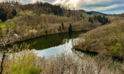 Blick auf den Stausee Blick auf den Stausee