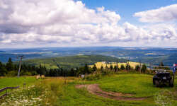 Ausblick vom Fichtelberg Ausblick vom Fichtelberg